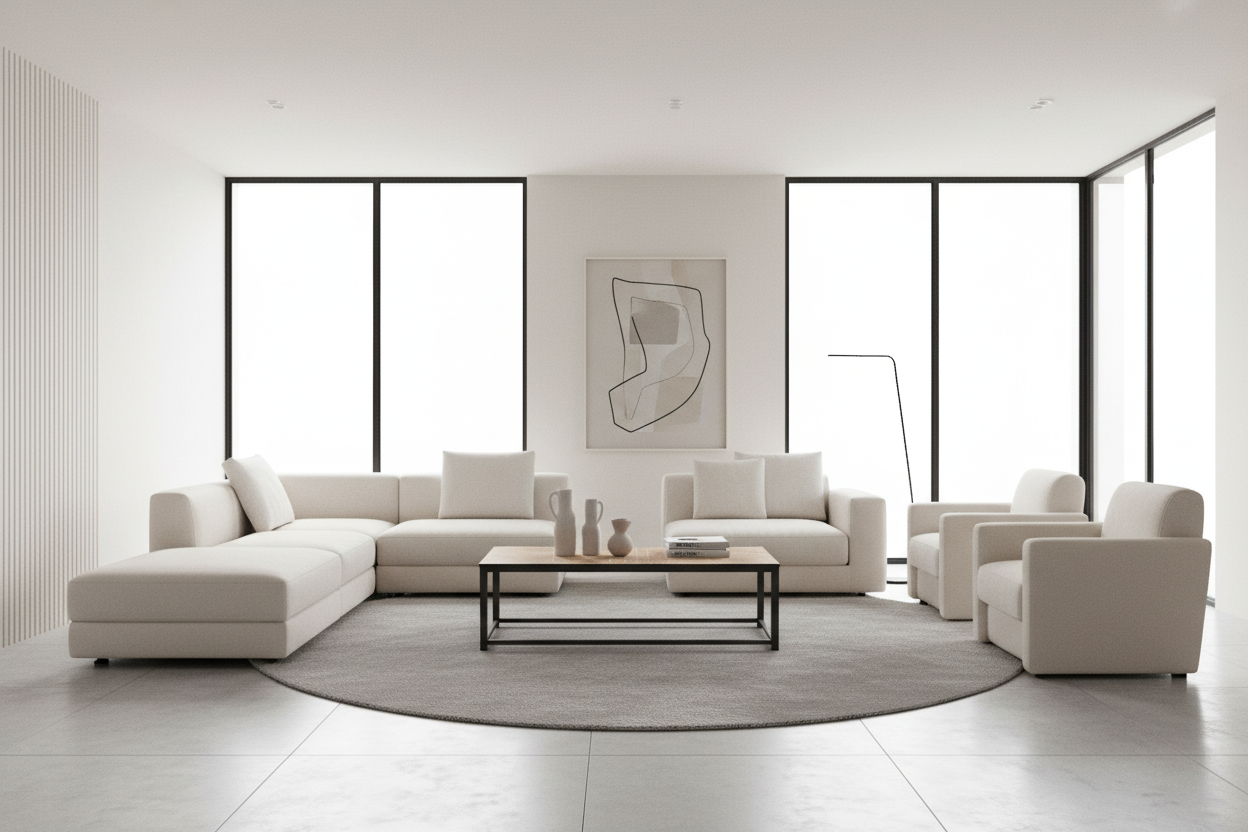 COFFEE TABLE - GREY / BLUE TILE TOP / HAMMERED SILVER