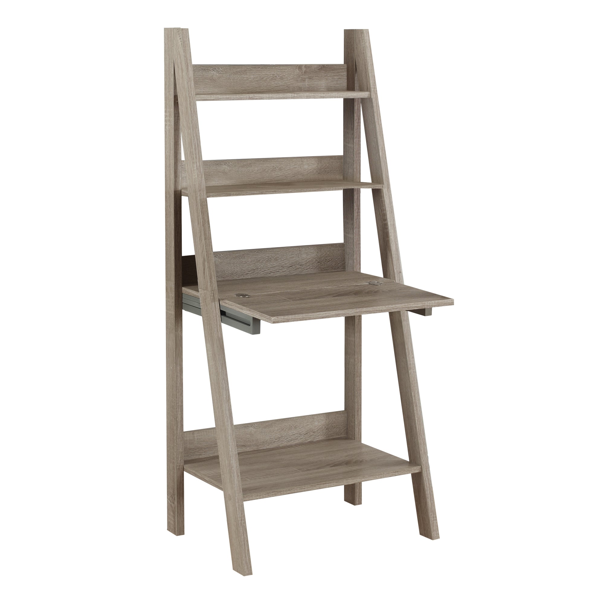 COMPUTER DESK - 61"H / WHITE LADDER STYLE