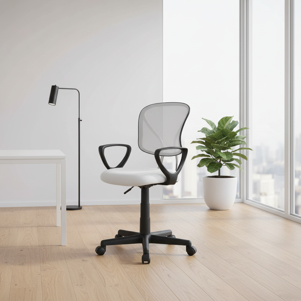 OFFICE CHAIR - BLACK MESH JUVENILE / MULTI-POSITION