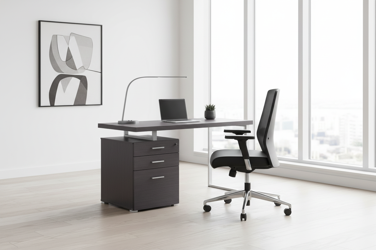 COMPUTER DESK - 48"L / ESPRESSO LEFT OR RIGHT FACING