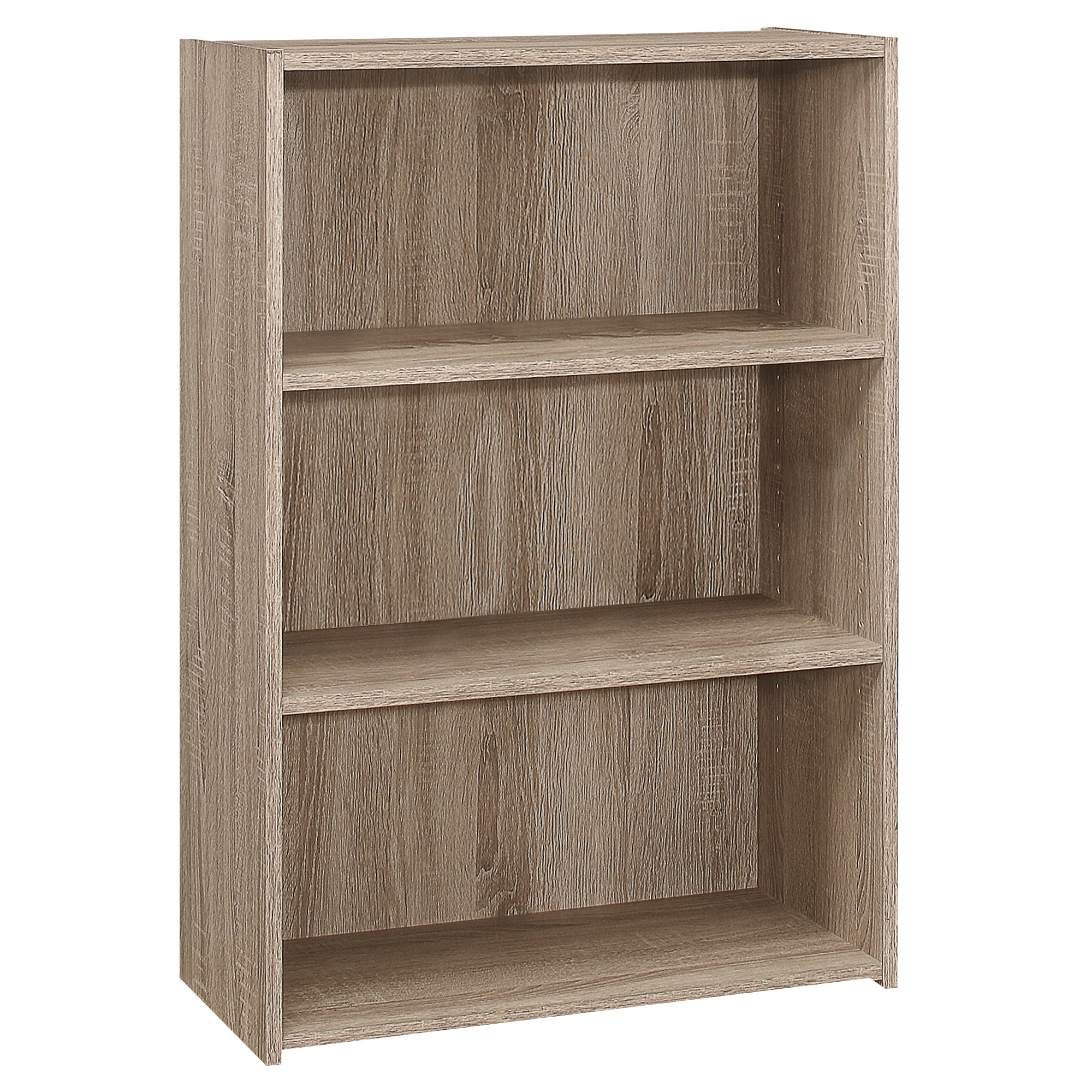 BOOKCASE - 36"H / CHERRY WITH 3 SHELVES
