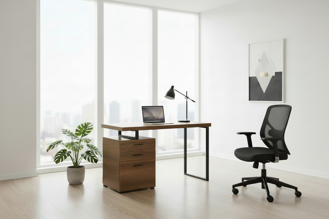 COMPUTER DESK - 48"L / ESPRESSO LEFT OR RIGHT FACING