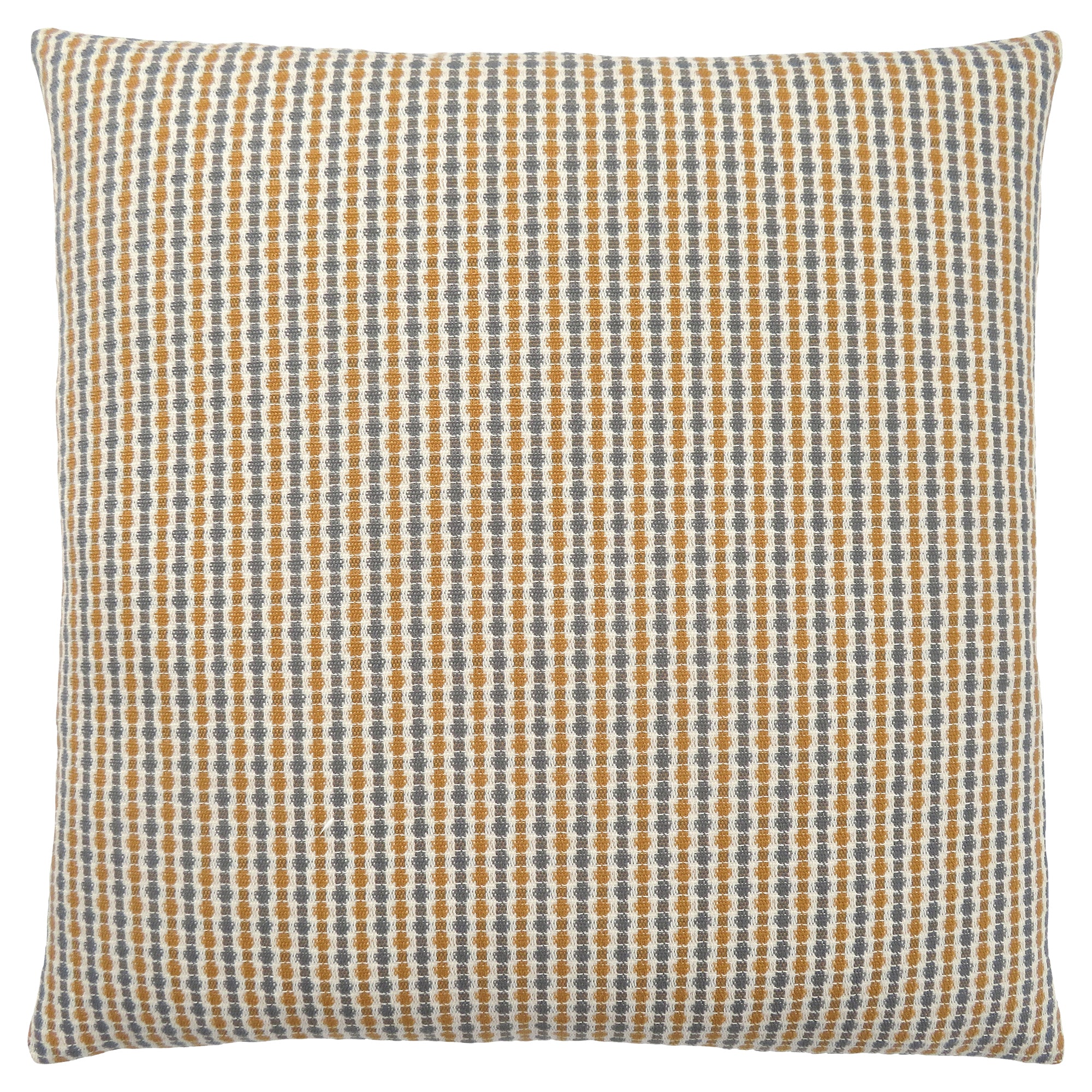 PILLOW - 18"X 18" / LIGHT / DARK TAUPE ABSTRACT DOT / 1PC