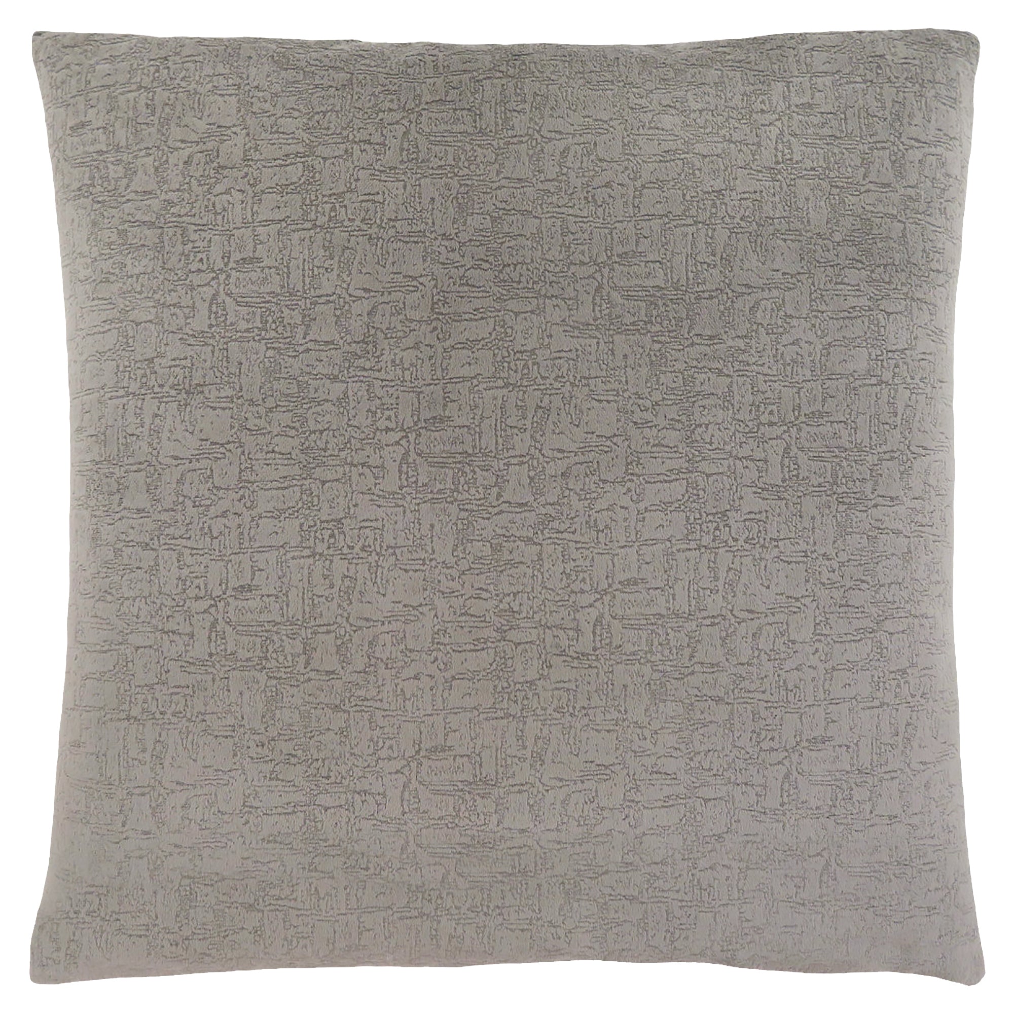PILLOW - 18"X 18" / TAUPE MOSAIC VELVET / 1PC
