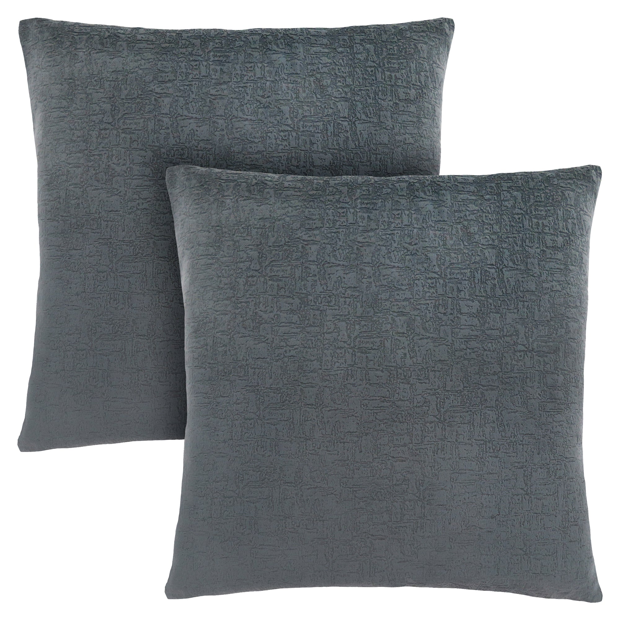 PILLOW - 18"X 18" / TAUPE MOSAIC VELVET / 2PCS