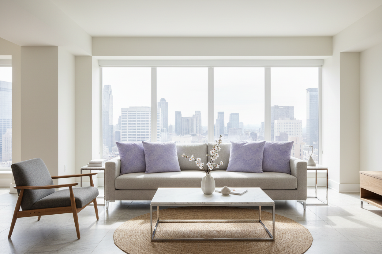 COUSSIN - 18"X 18" / VELOURS À PLUMES TAUPE CLAIR / 1PC