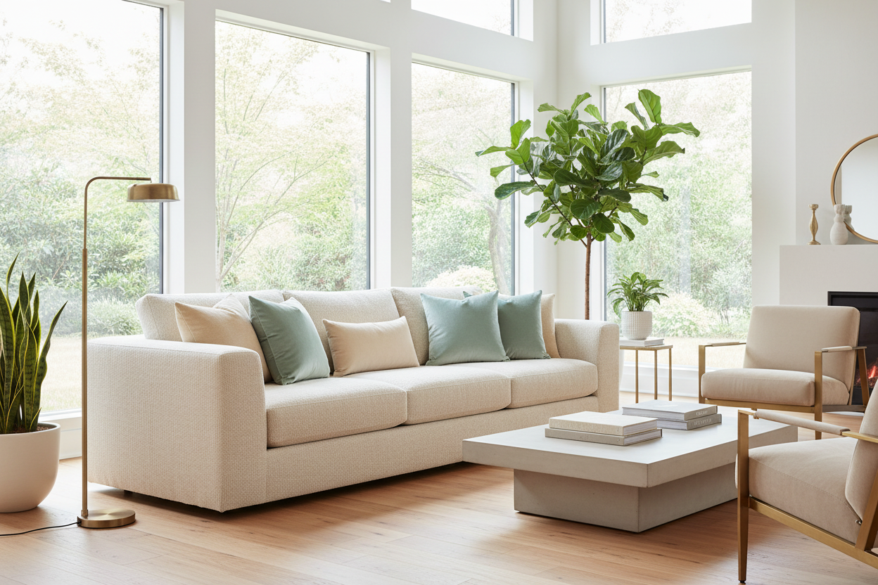 COUSSIN - 18"X 18" / SATIN DORÉ / 1PC