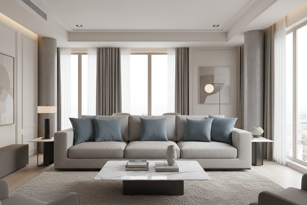 COUSSIN - 18"X 18" / SATIN DORÉ / 1PC