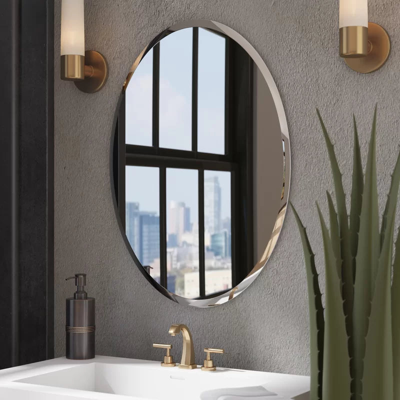 Opal Frameless Mirror 35"