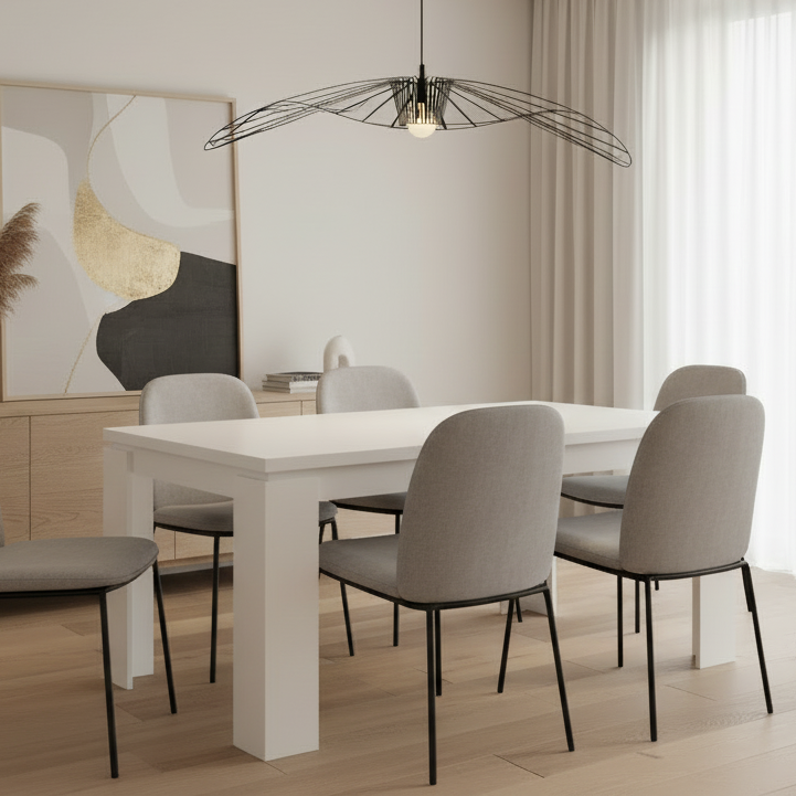 DINING TABLE - 36"X 60" / WHITE