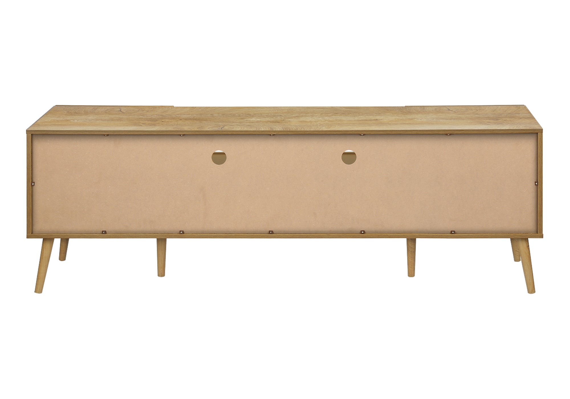 TV STAND - 72"L / WALNUT WITH STORAGE