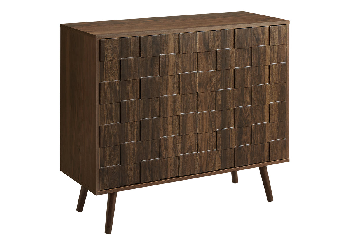 ACCENT CHEST - 32""H / DARK WALNUT WITH 2 DOORS
