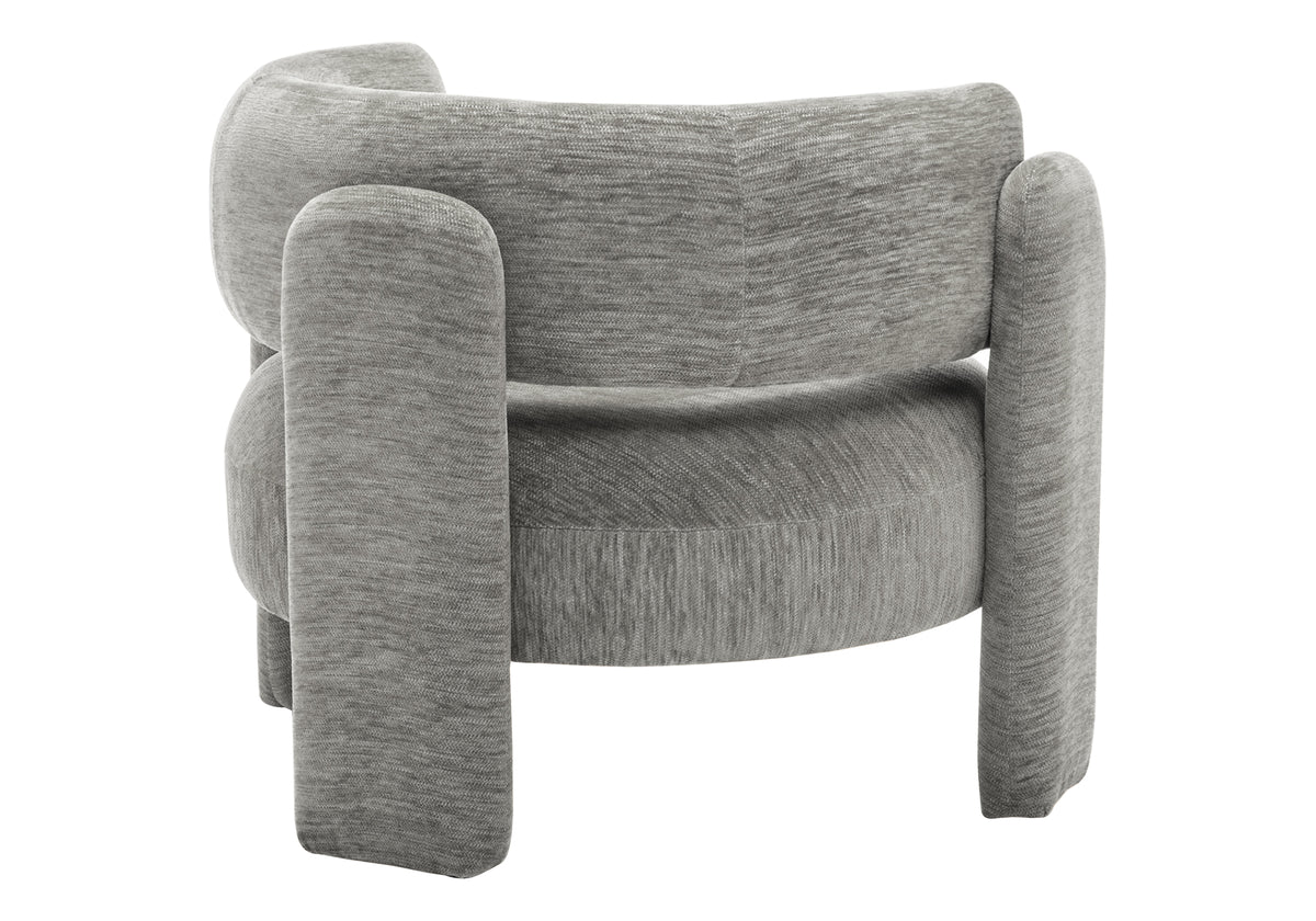 ACCENT CHAIR - 29""H / GREY FABRIC