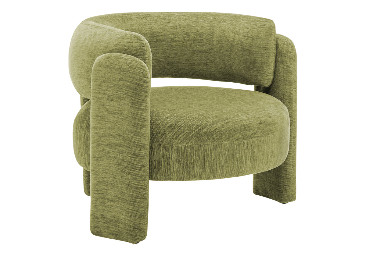 ACCENT CHAIR - 29""H / GREY FABRIC