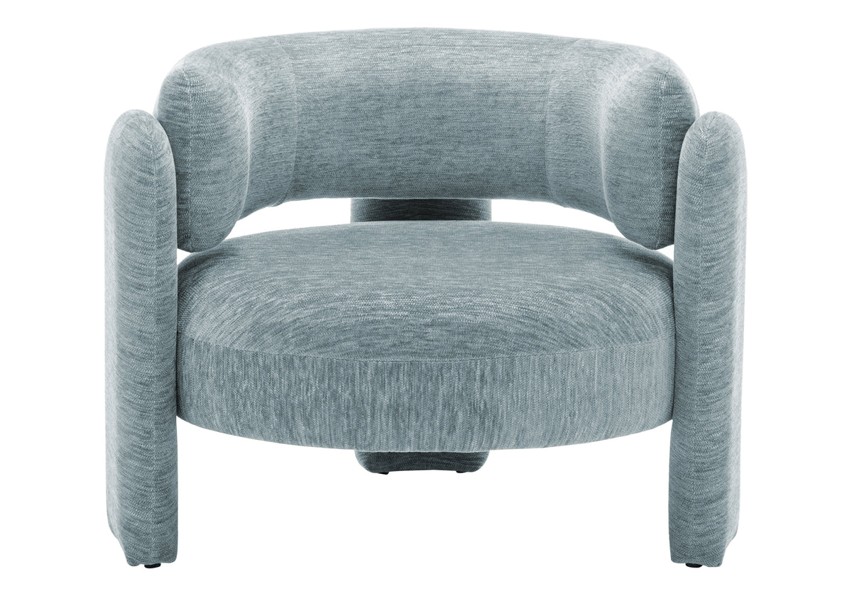 ACCENT CHAIR - 29""H / GREY FABRIC