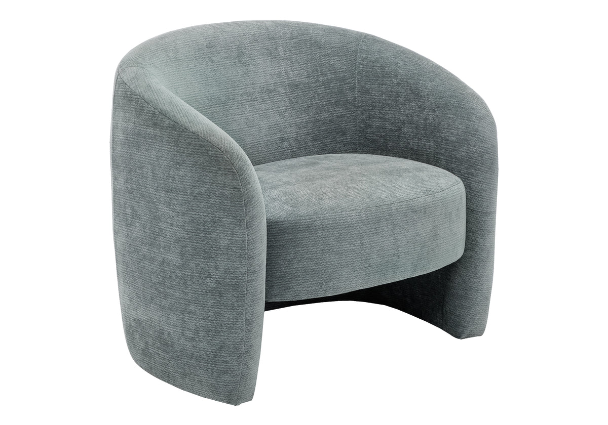ACCENT CHAIR - 29""H / LIGHT GREY FABRIC