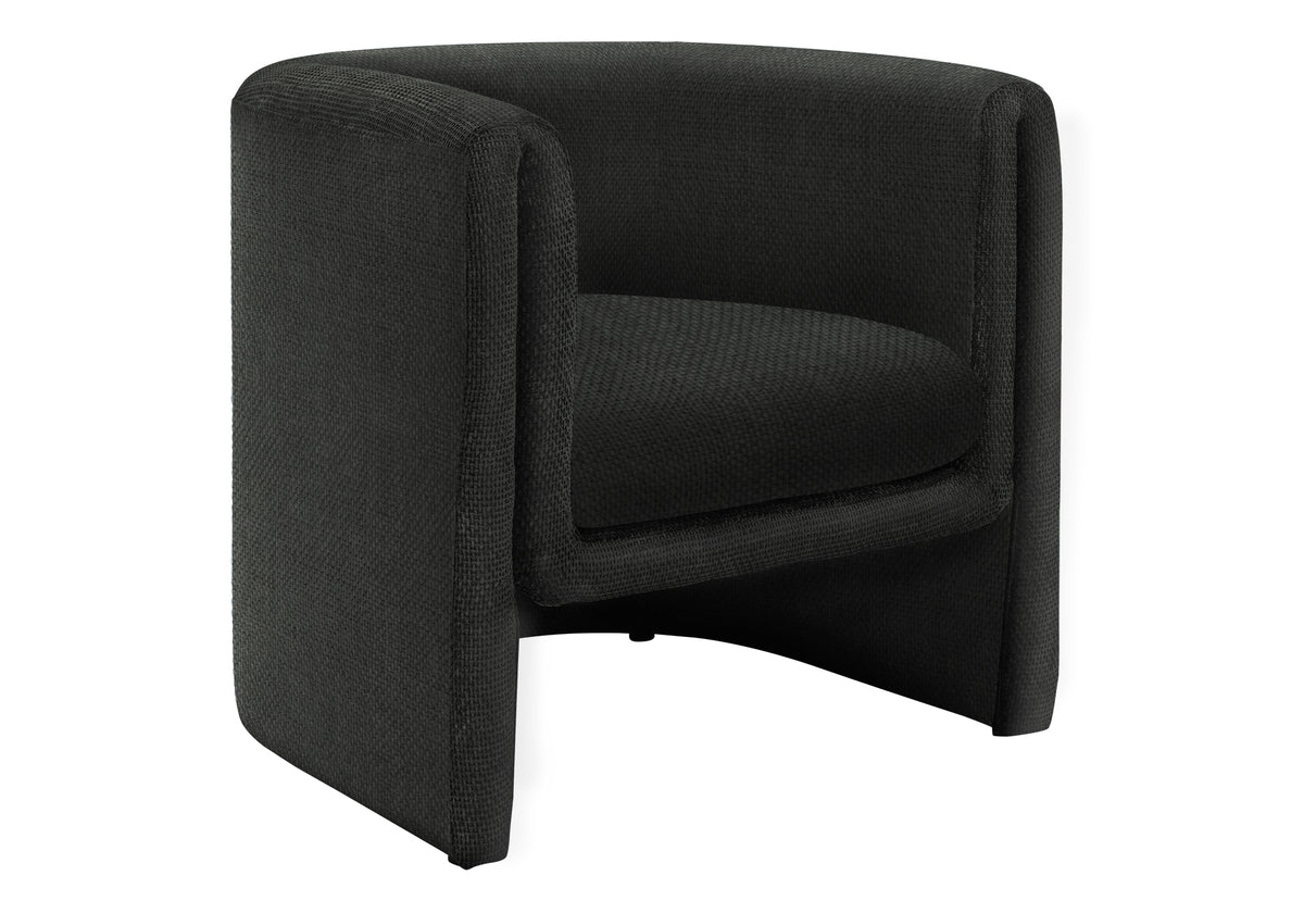 ACCENT CHAIR - 29"H / BLACK FABRIC