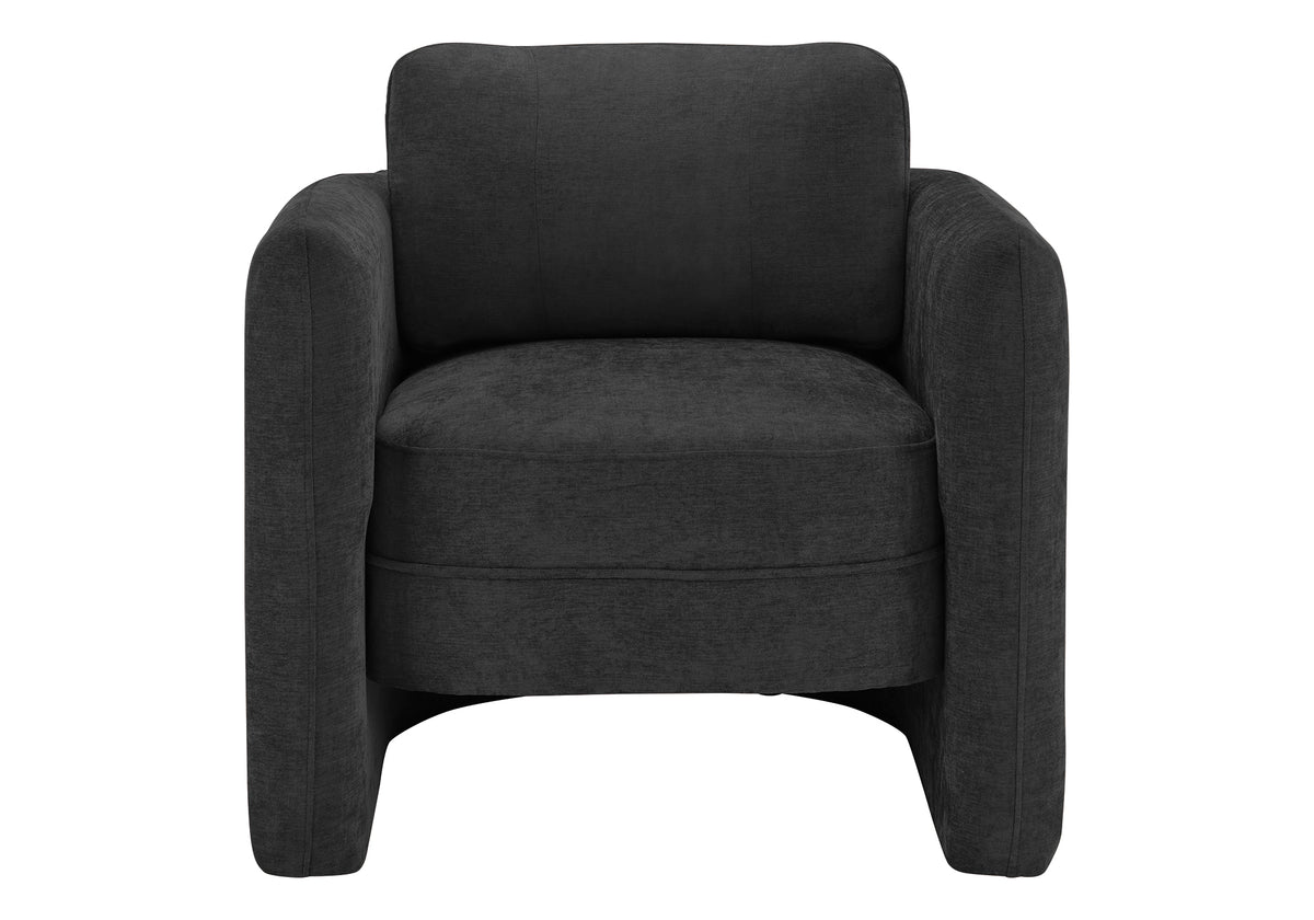 ACCENT CHAIR - 32"H / BLACK FABRIC