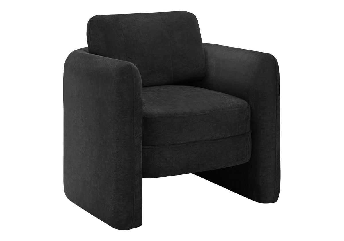 ACCENT CHAIR - 32"H / BLACK FABRIC