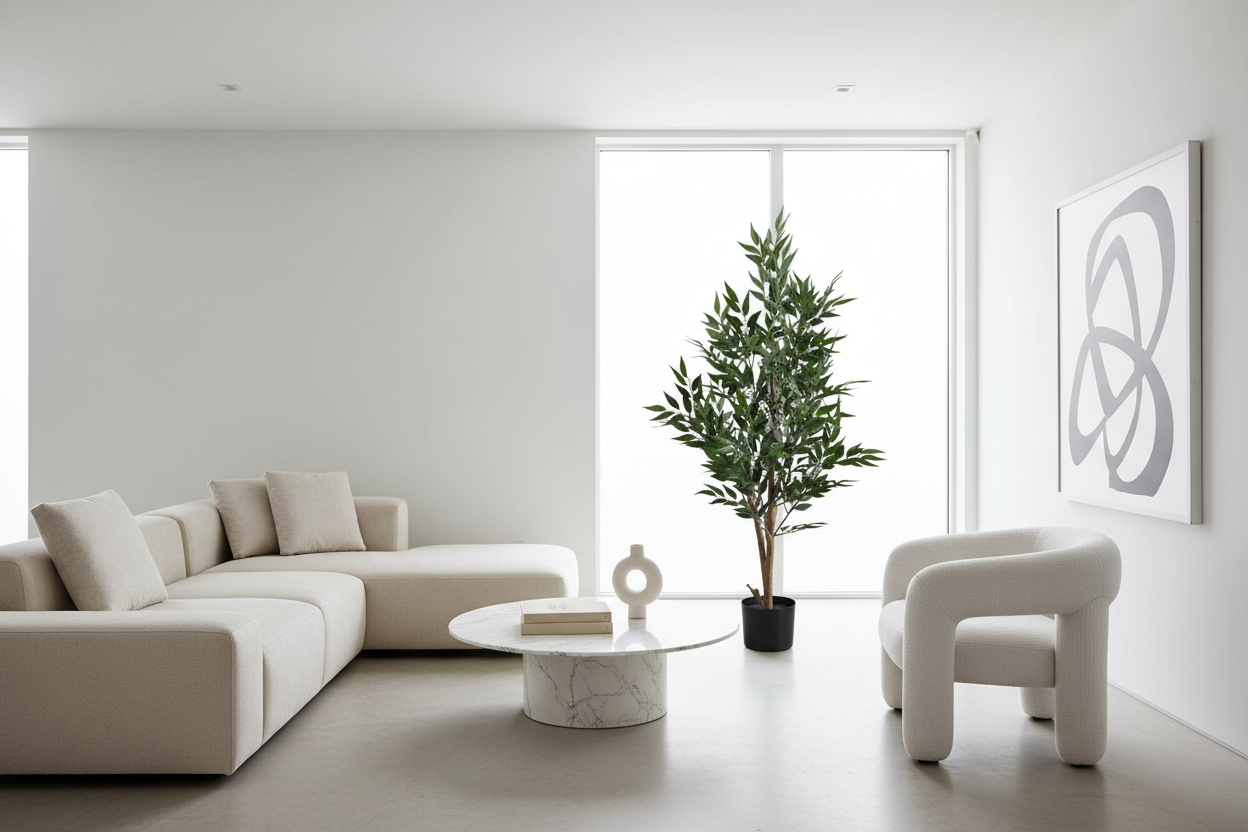 ARTIFICIAL PLANT - 47"H / INDOOR ACACIA TREE IN A 5" POT