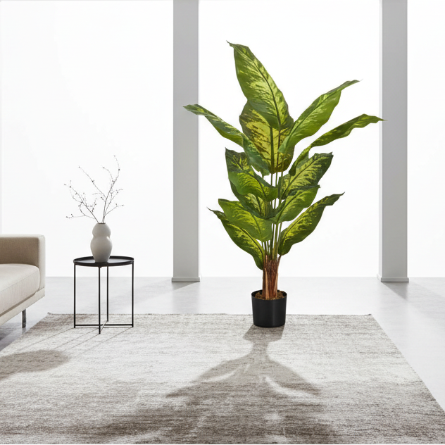 PLANTE ARTIFICIELLE - 47"H / PLANTES PERSISTANTES D'INTÉRIEUR DANS UN POT DE 5"