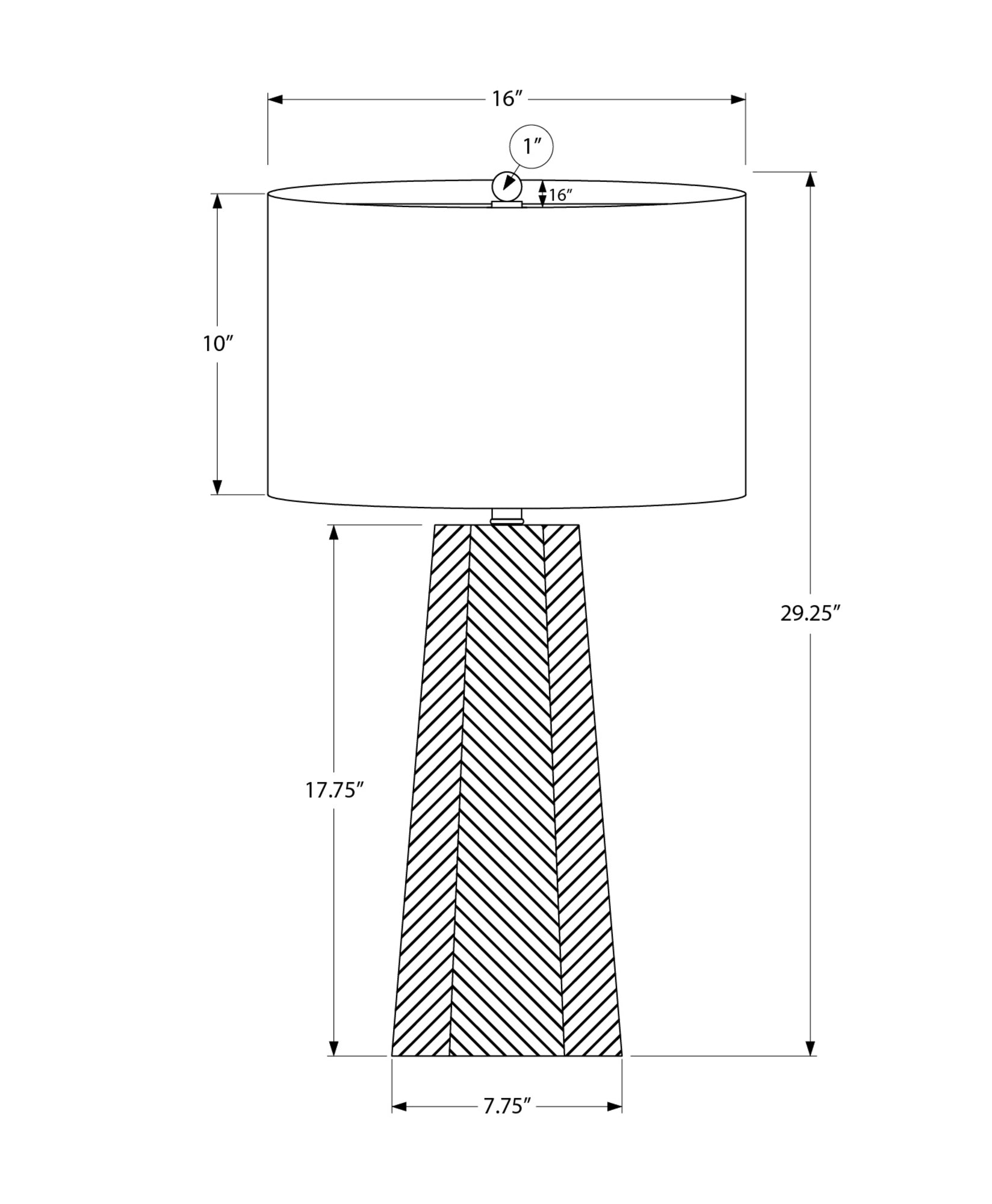 ÉCLAIRAGE - LAMPE DE TABLE 29"H EN CÉRAMIQUE BLANCHE IVOIRE / ABAT-JOUR CRÈME