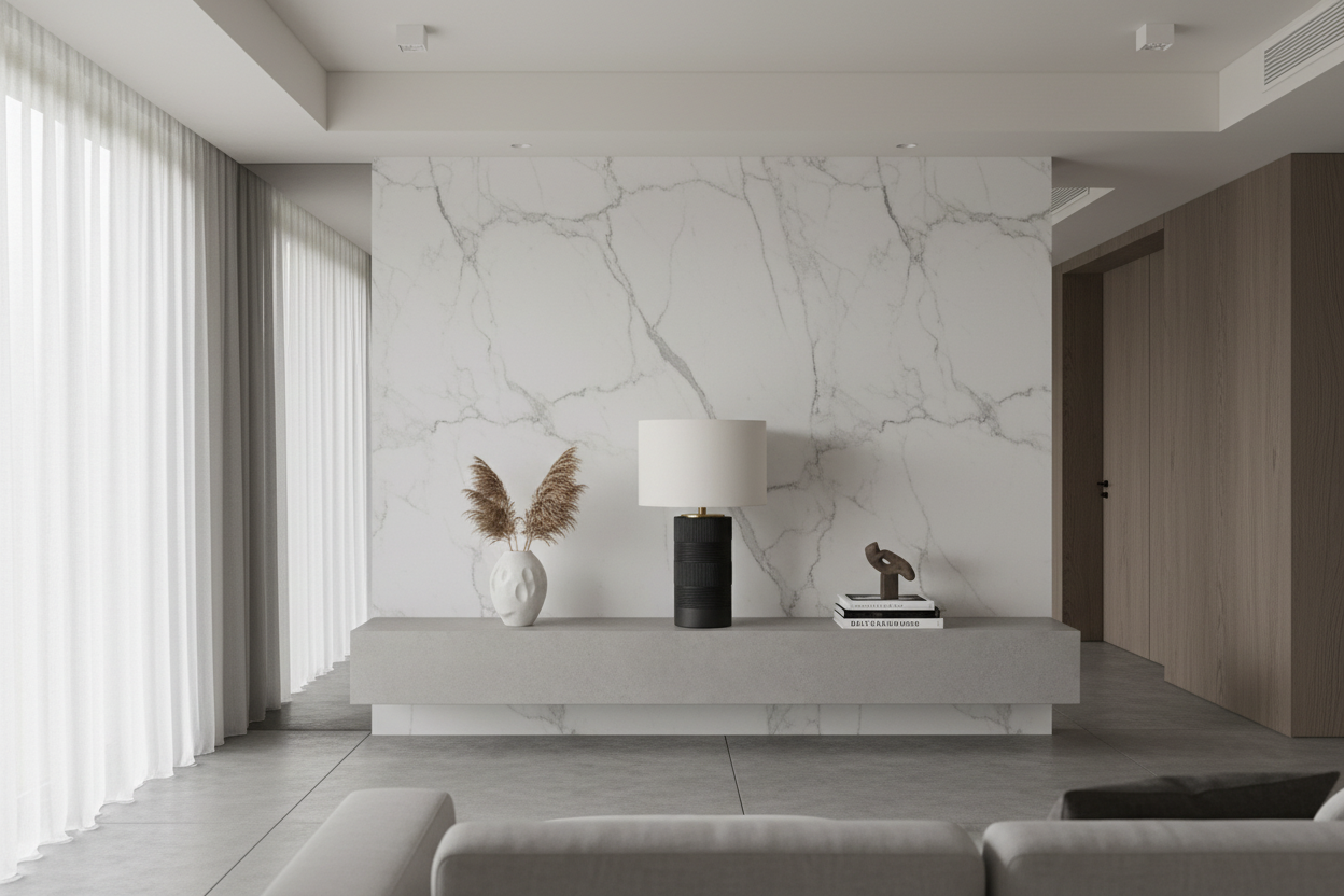 ÉCLAIRAGE - LAMPE DE TABLE 24"H EN RÉSINE NOIRE IVOIRE / ABAT-JOUR CRÈME