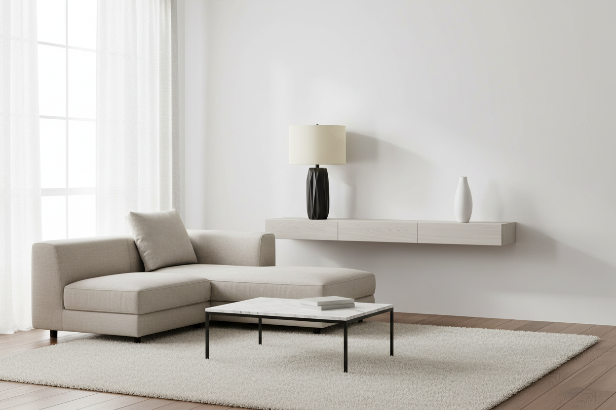 ÉCLAIRAGE - LAMPE DE TABLE 25"H EN CÉRAMIQUE NOIRE ABAT-JOUR IVOIRE / CRÈME