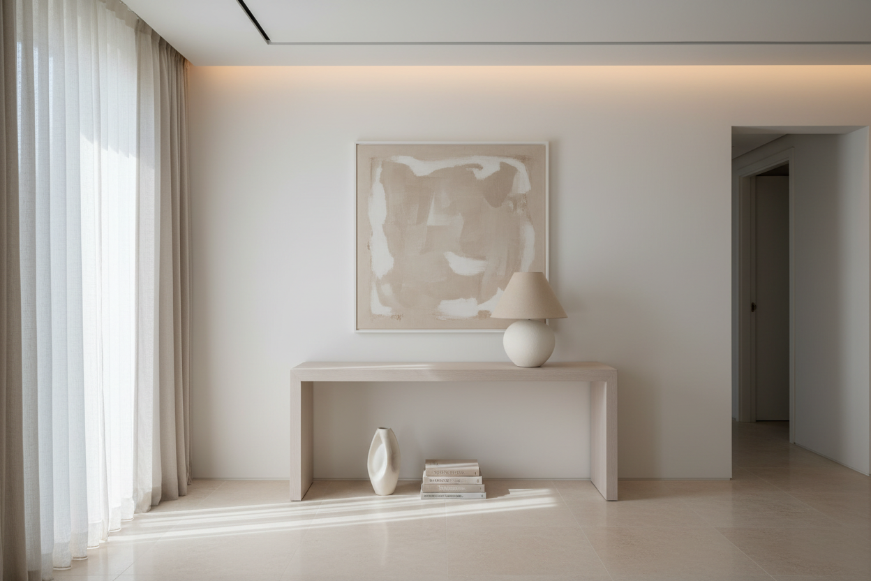 ÉCLAIRAGE - LAMPE DE TABLE 16"H ABAT-JOUR CRÈME CÉRAMIQUE CRÈME