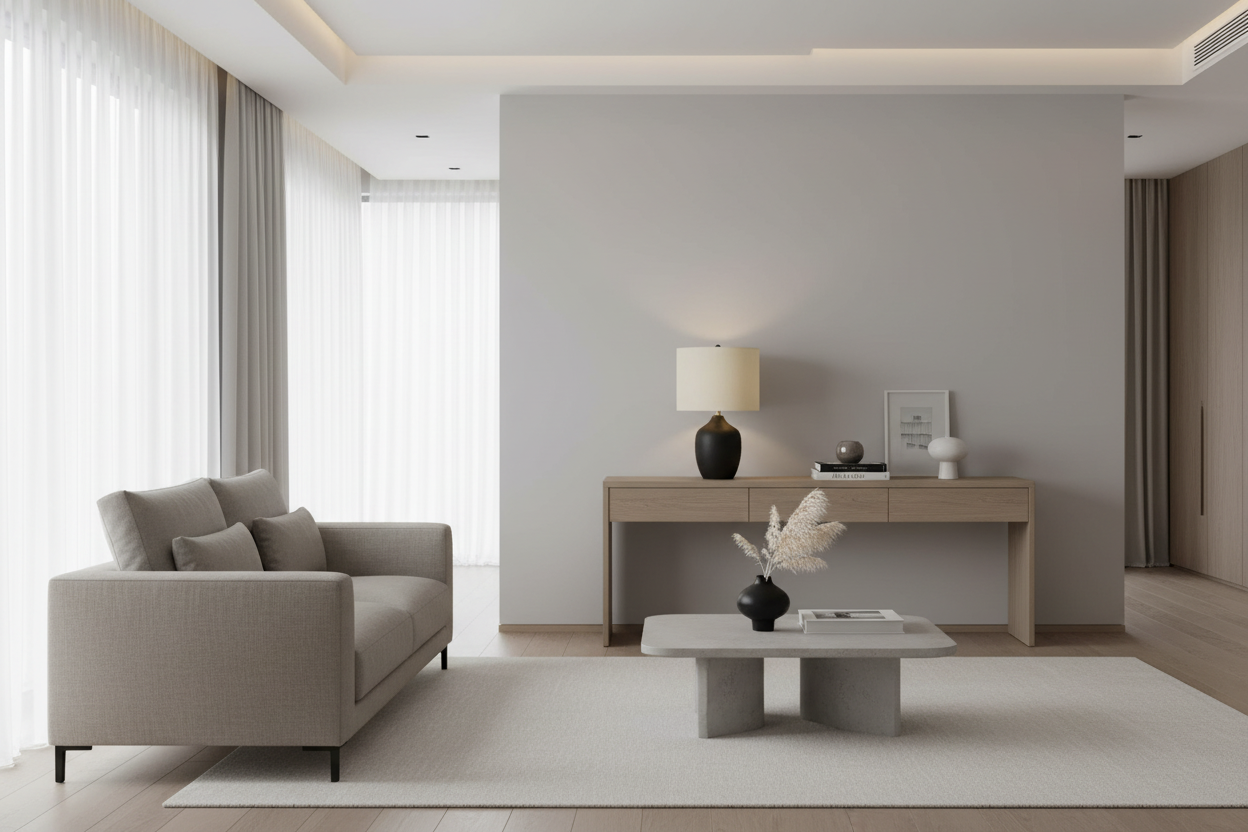 LIGHTING - 22"H TABLE LAMP BLACK CERAMIC IVORY / CREAM SHADE