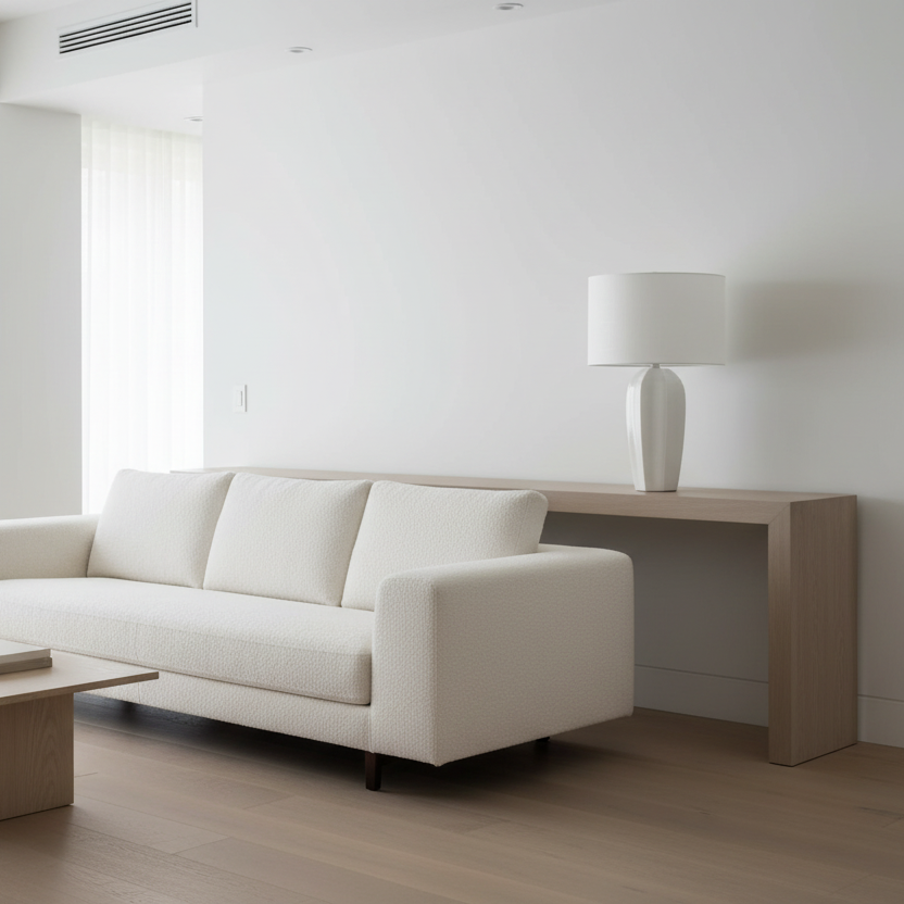 LIGHTING - 27"H TABLE LAMP CREAM CERAMIC IVORY / CREAM SHADE MODERN