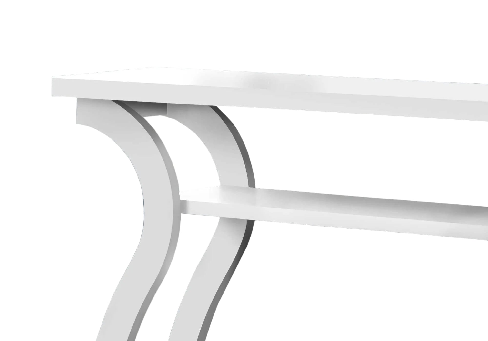 TABLE D'APPOINT - 47"L / CONSOLE D'ENTRÉE BLANCHE