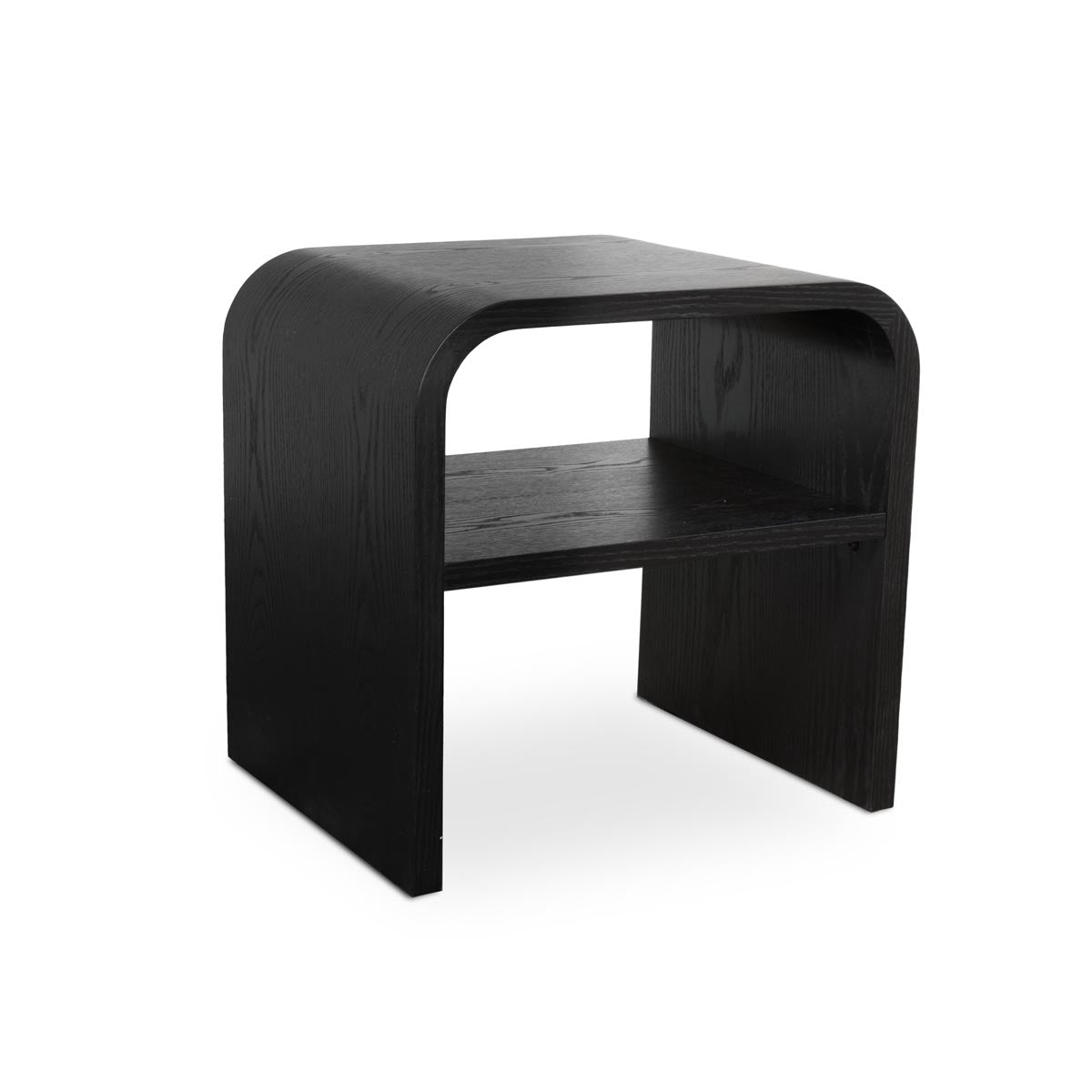 Table d'appoint JEFFREY GY-ET-CC01, finition placage frêne noir