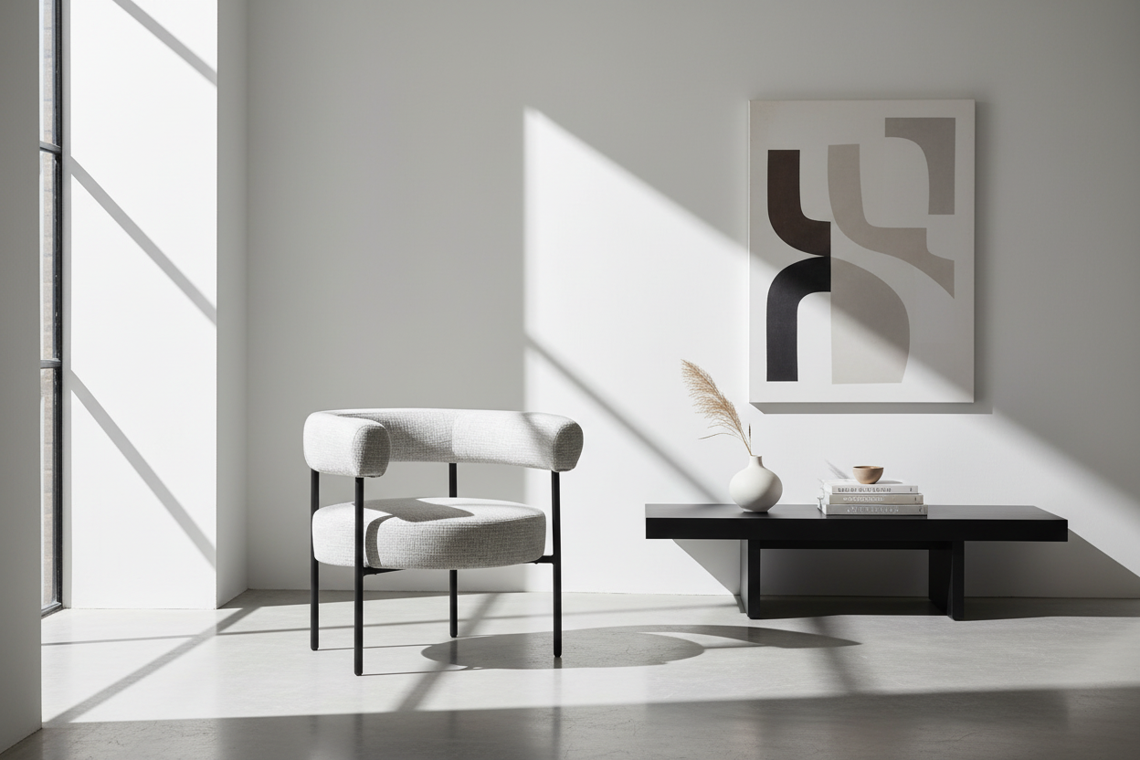 Chaise Mallory GY-AC-76007 Kansas 13 Couleur frêne Pieds noirs brossés