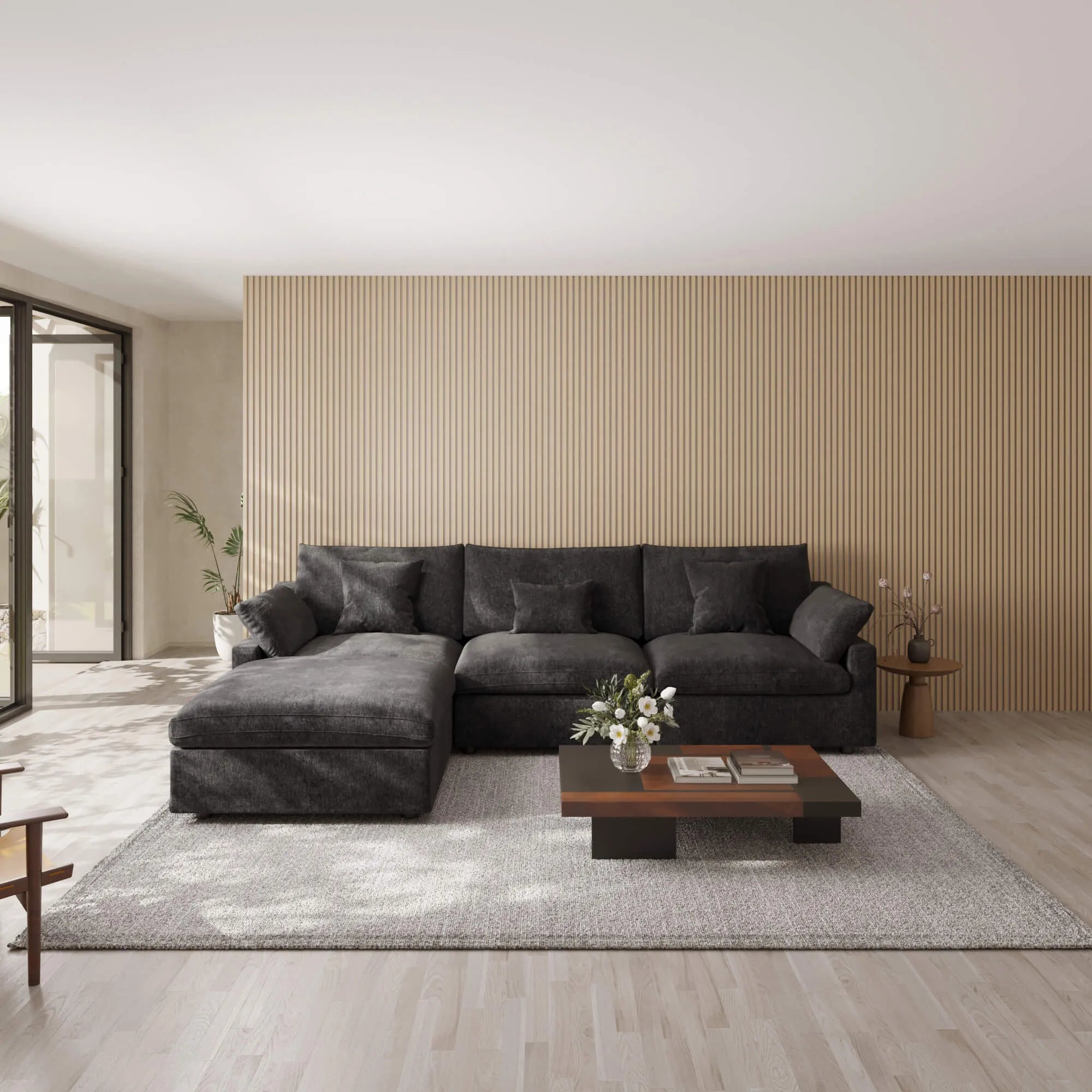 Sky Cloud Slope Sectional Sofa