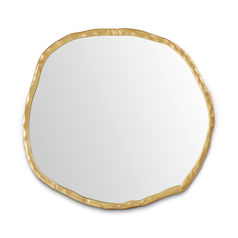 Organic Shape Mirror Gold XC-38151