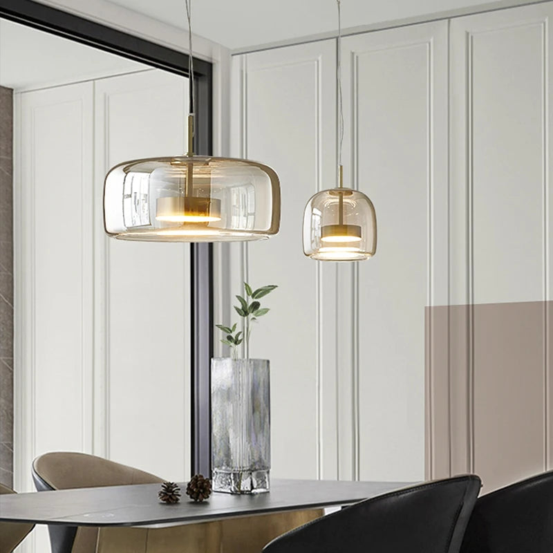 Nordic Glass LED Pendant Light