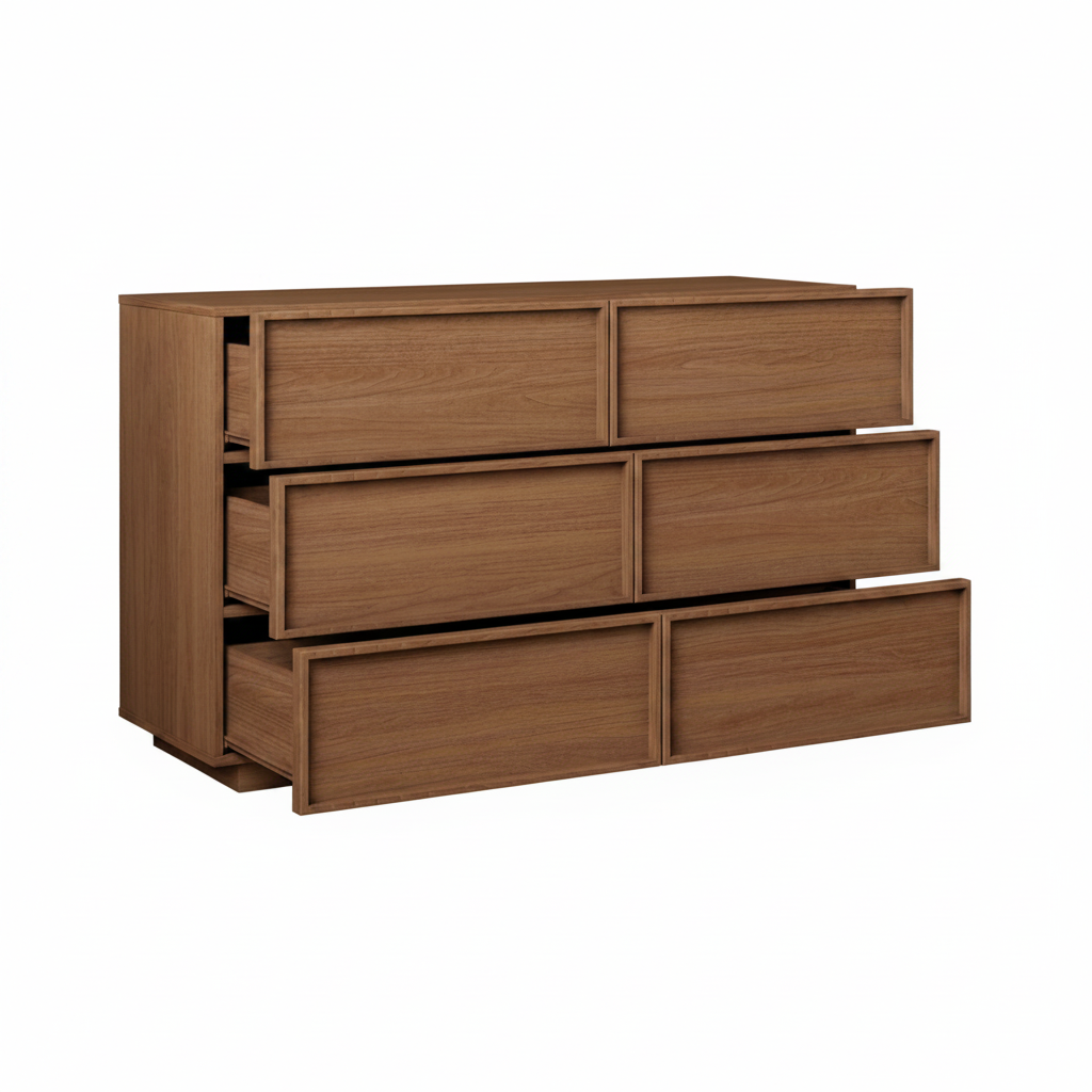 Noma 6-Drawer Dresser 47.2"