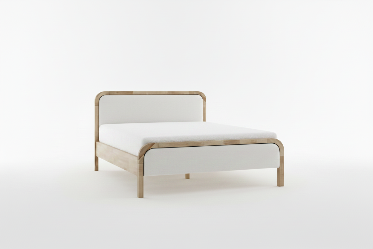 IF-5928 | Modern Upholstered Platform Bed