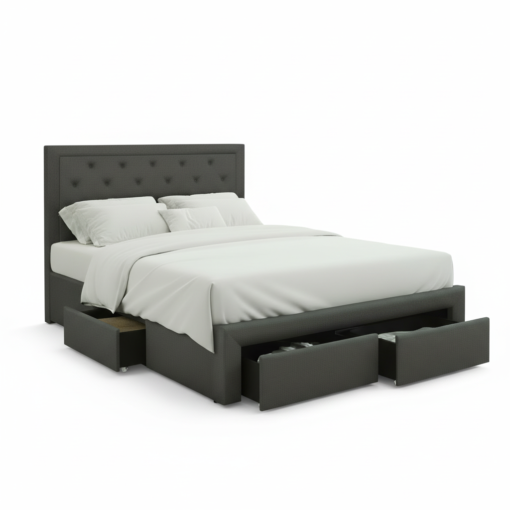 Lit plateforme IF-5295 avec support de matelas