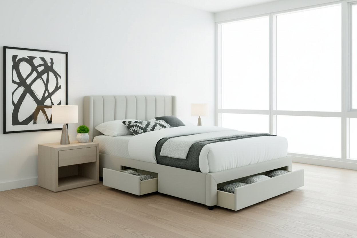 IF-5330 Wooden Platform Bed