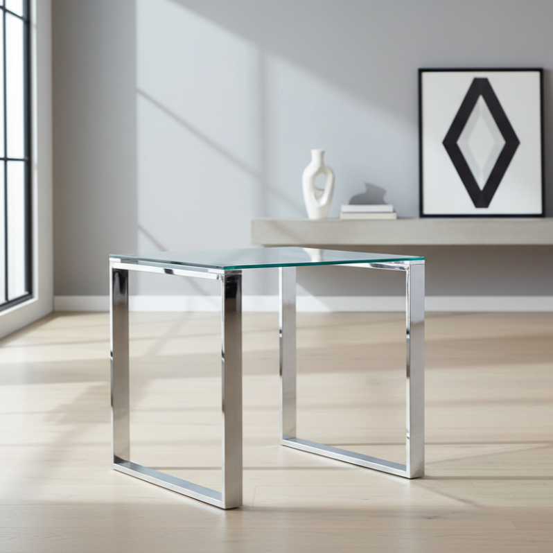 Table d'appoint Zevon en argent