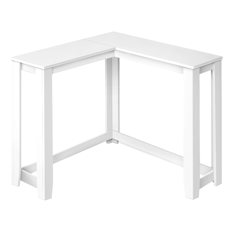 ACCENT TABLE - 36" / WHITE CORNER CONSOLE