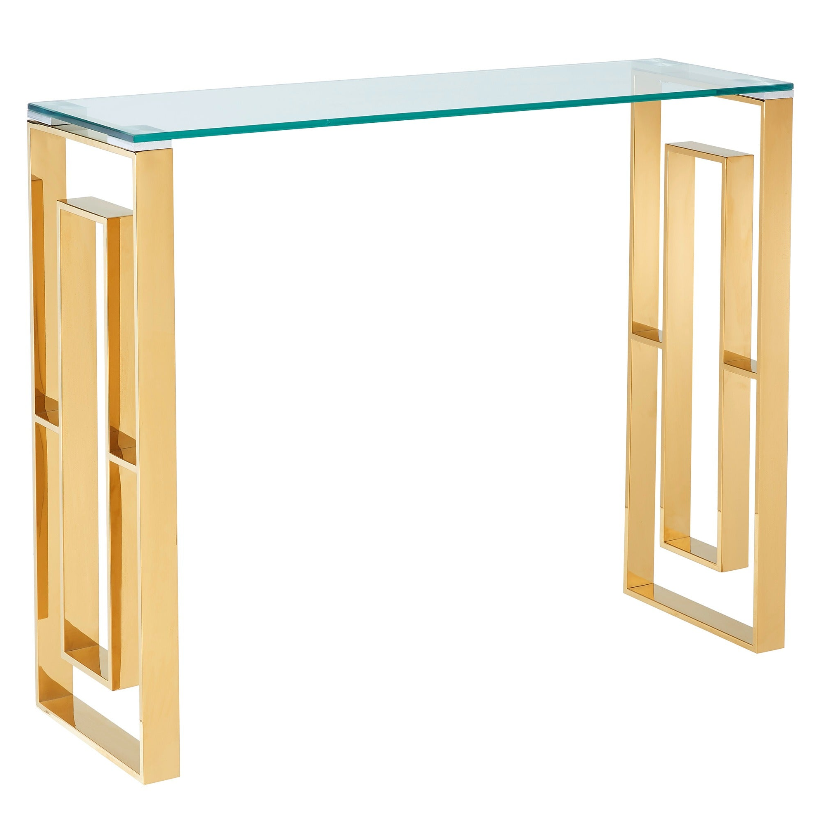 Eros Console/Desk in Silver