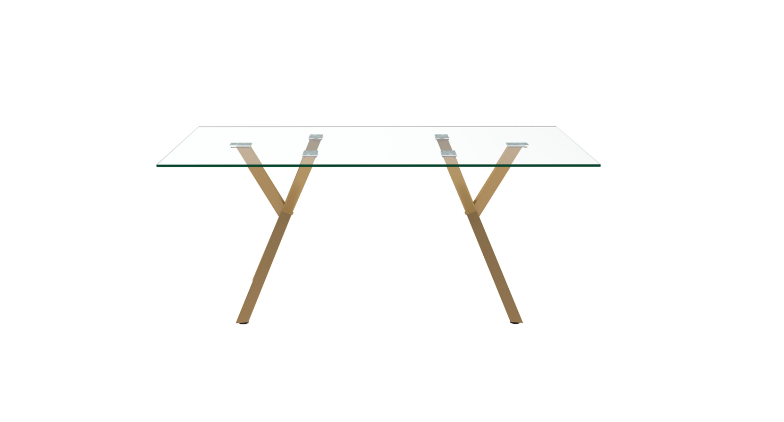 Stark Gl Cleo Wt-7Pc Dining Set