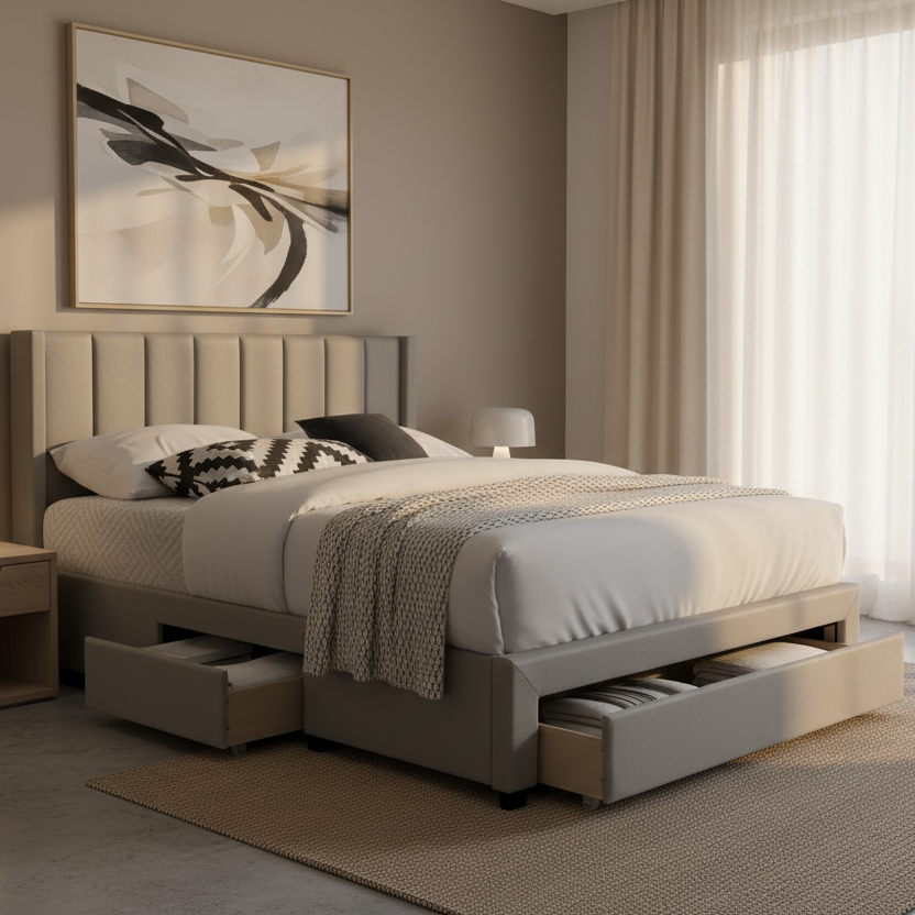 IF-5331 Transitional Style Bed