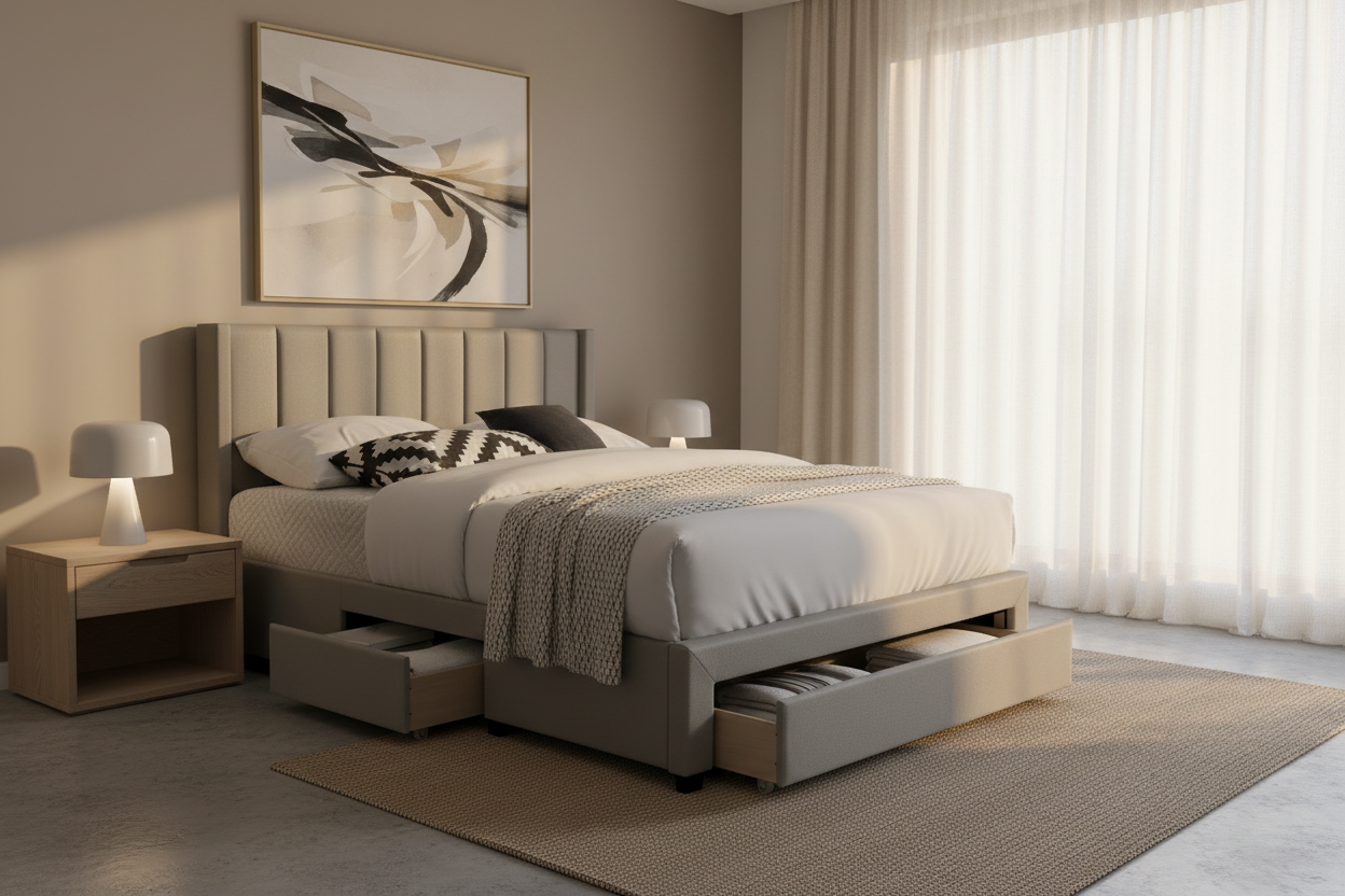 IF-5331 Transitional Style Bed