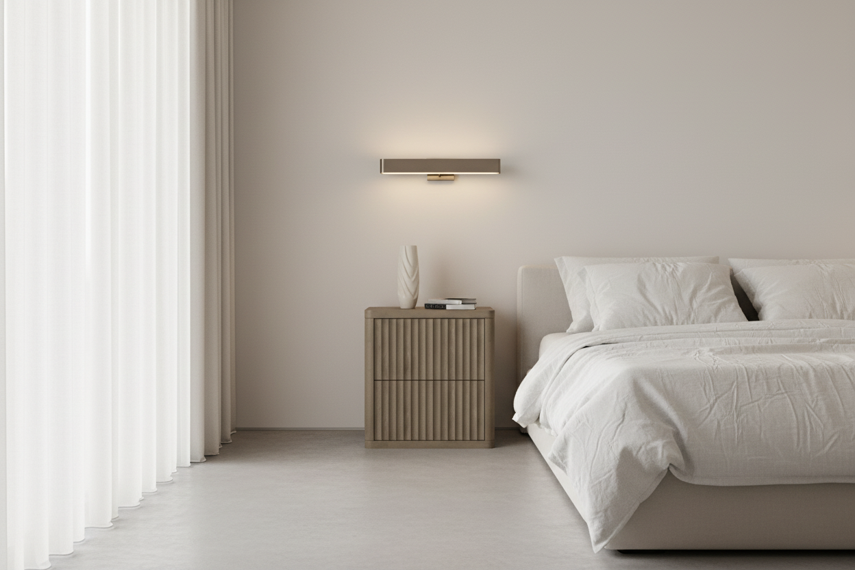 Modern Fluted Nightstand