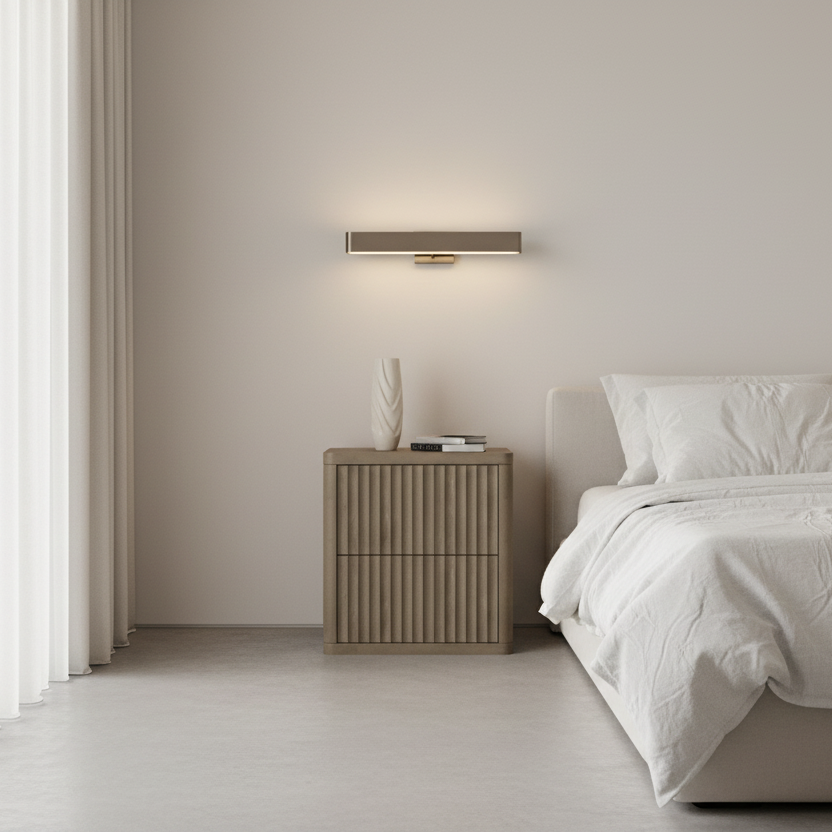 Modern Fluted Nightstand