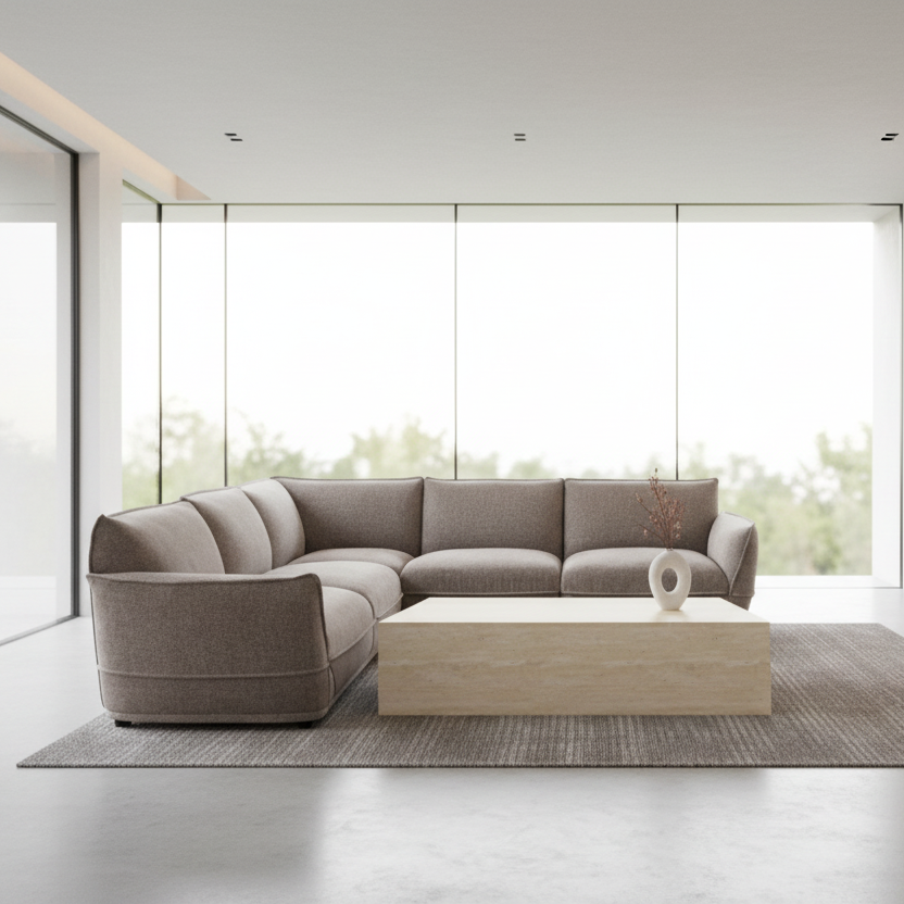 Canapé d'angle modulaire 5 pièces Scala